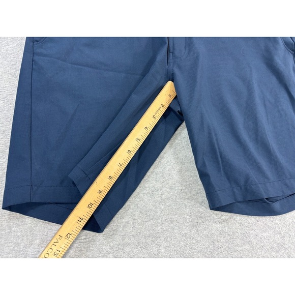 Travis Mathew Performance TECH Chino Shorts (Men's 32) Blue - 10" - Picture 8 of 11
